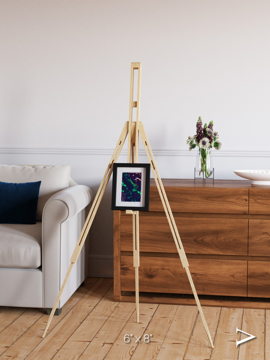 Patterned Ground, Great Barrier Reef Framed & Mounted Print