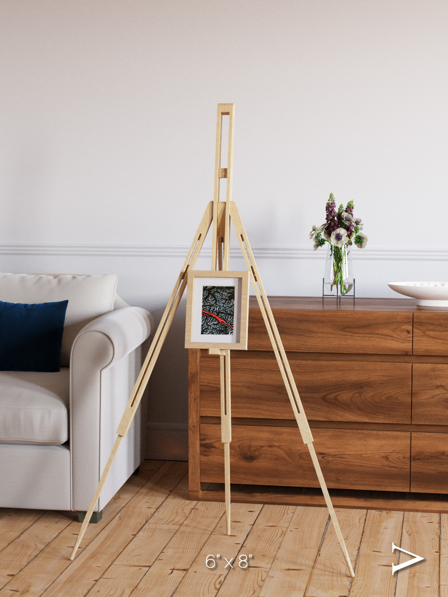 Light in the Trench, Canadian Rockies Framed & Mounted Print