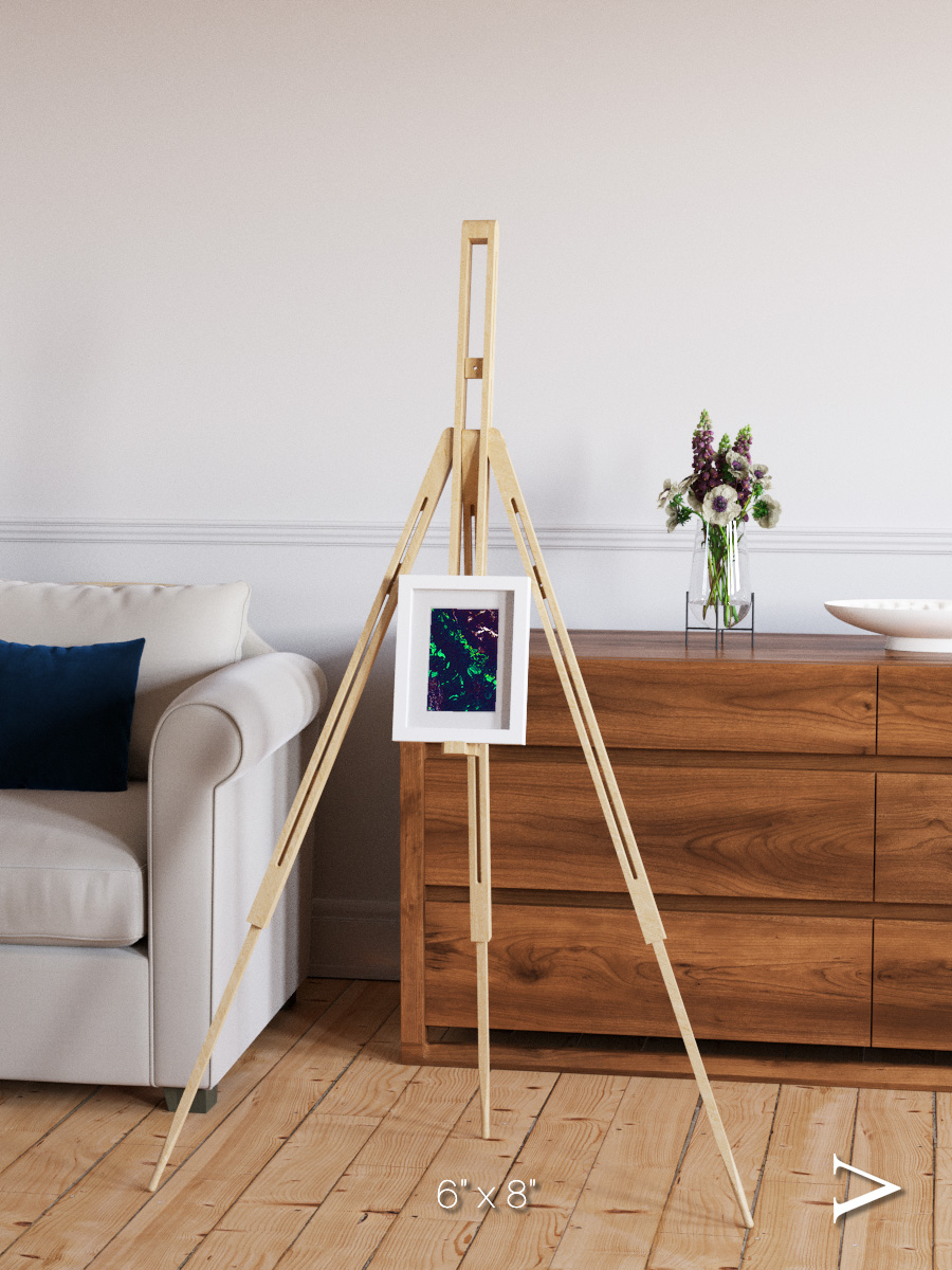 Patterned Ground, Great Barrier Reef Framed & Mounted Print