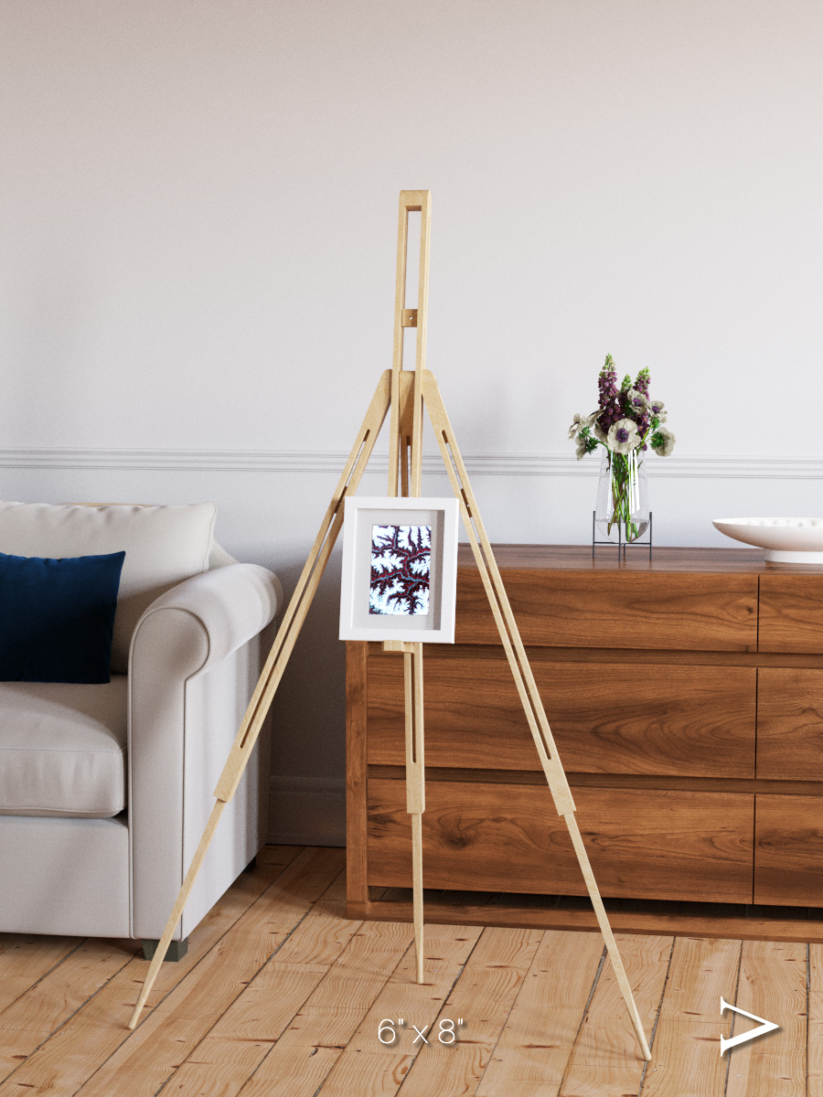 Ribbon River, Himalayas Framed & Mounted Print