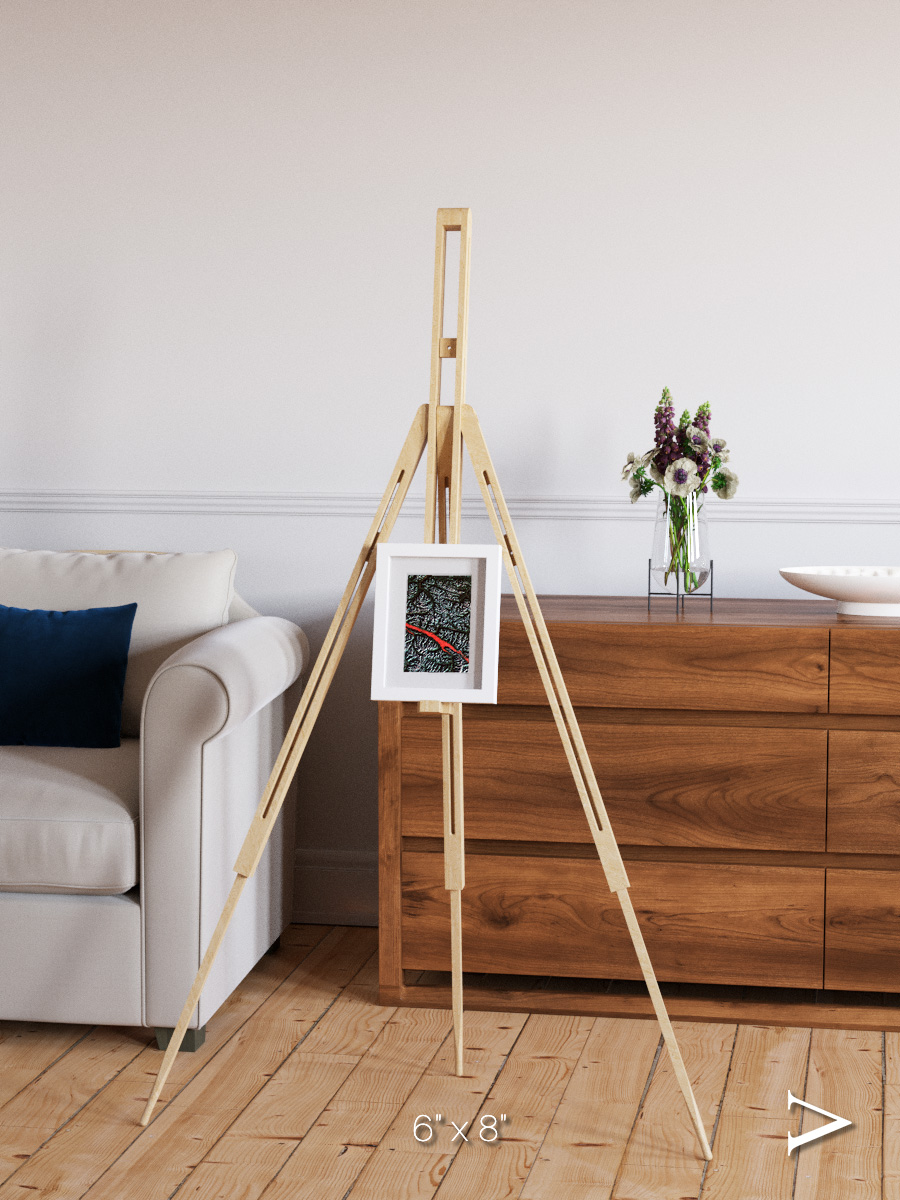 Light in the Trench, Canadian Rockies Framed & Mounted Print