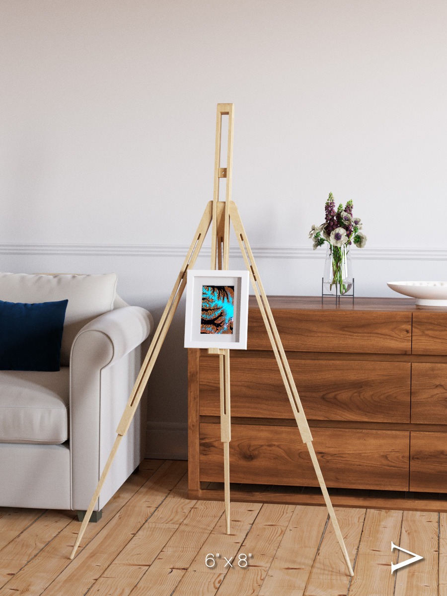 Frozen Currents, West Fjords Framed & Mounted Print