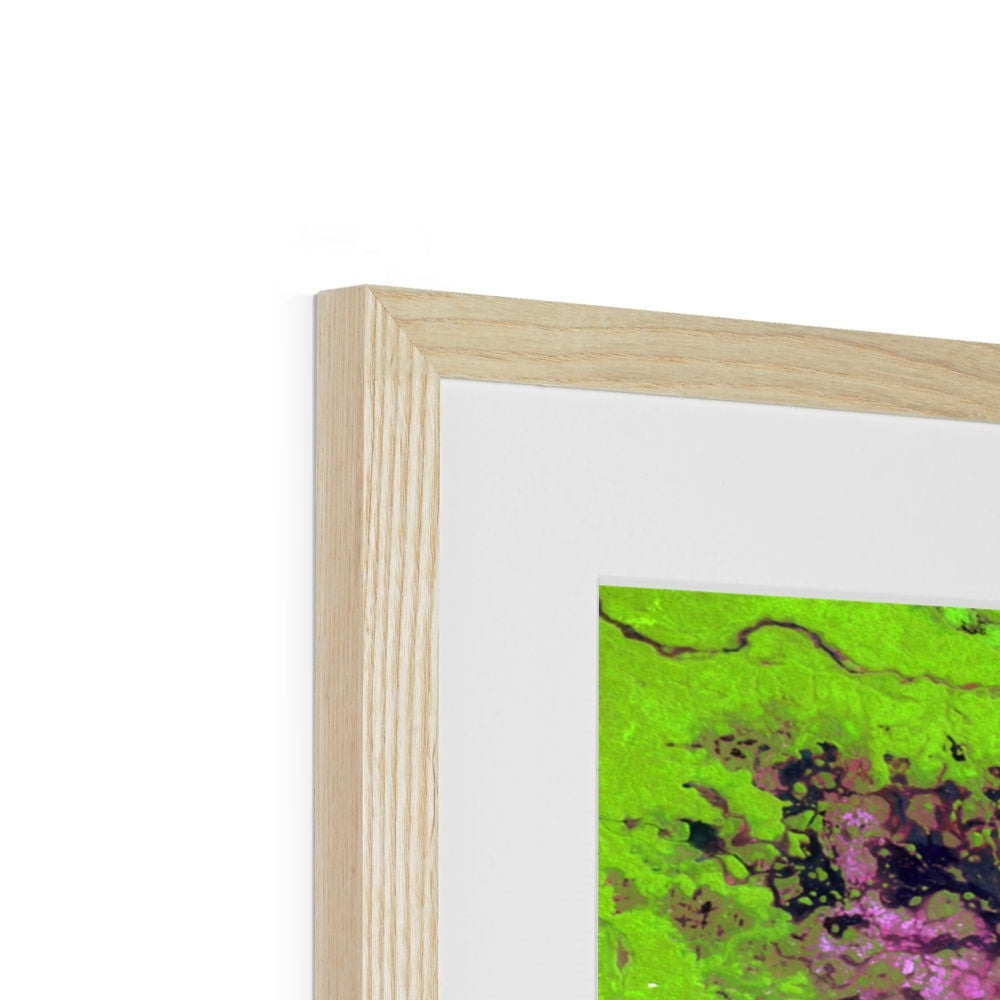 Channel Lines, Demini River Framed & Mounted Print
