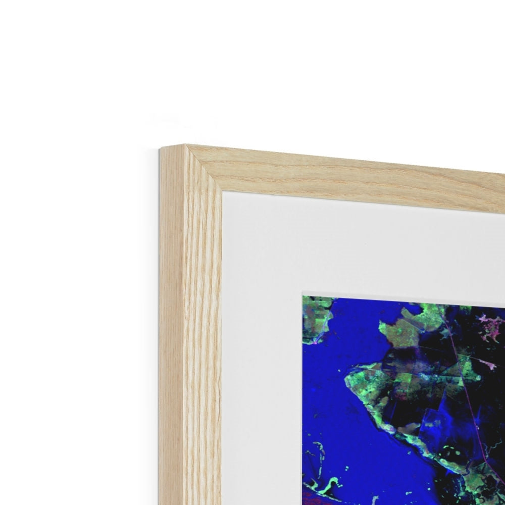 Braided Delta, Parana River Delta Framed & Mounted Print