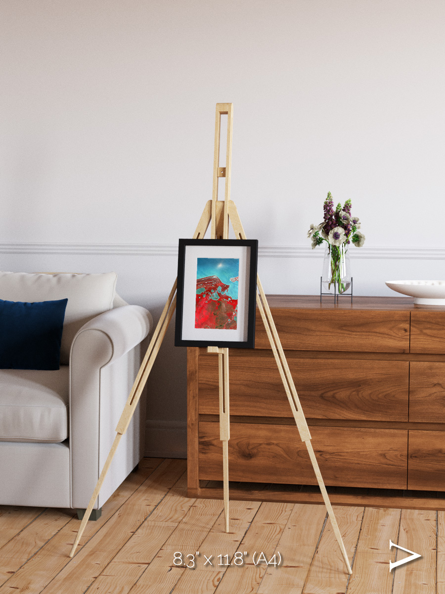 Remote Shores, Campeche Framed & Mounted Print