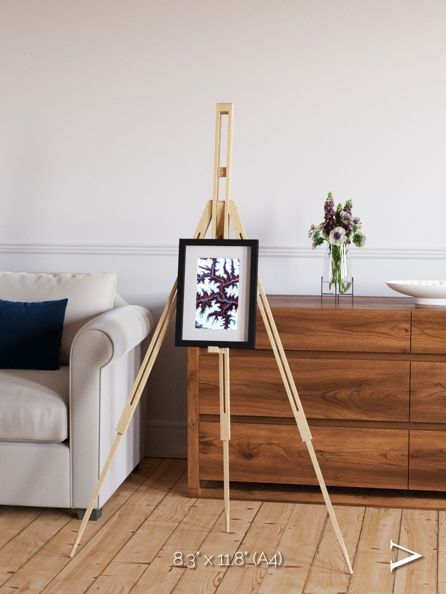 Ribbon River, Himalayas Framed & Mounted Print