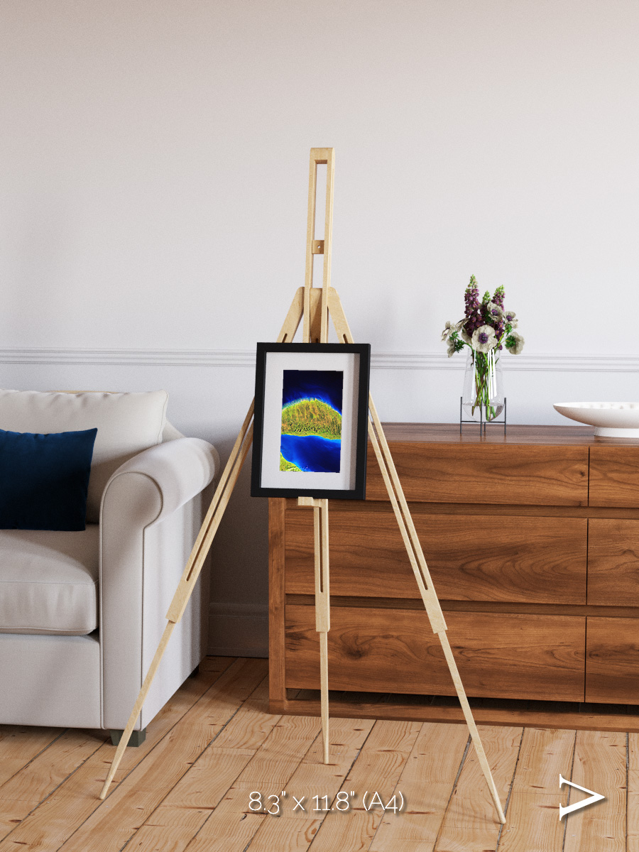 Coastal Fragments, Island Rebound Framed & Mounted Print