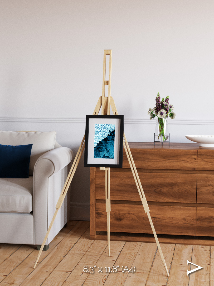 Glacial Passage, Kamchatka Peninsula Framed & Mounted Print