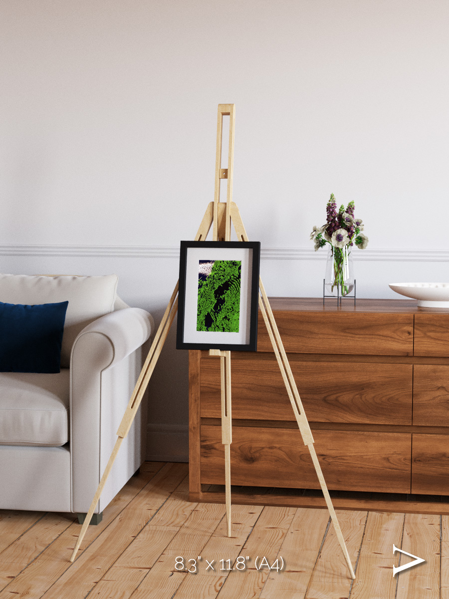 Tundra Reach, Liverpool Bay Framed & Mounted Print