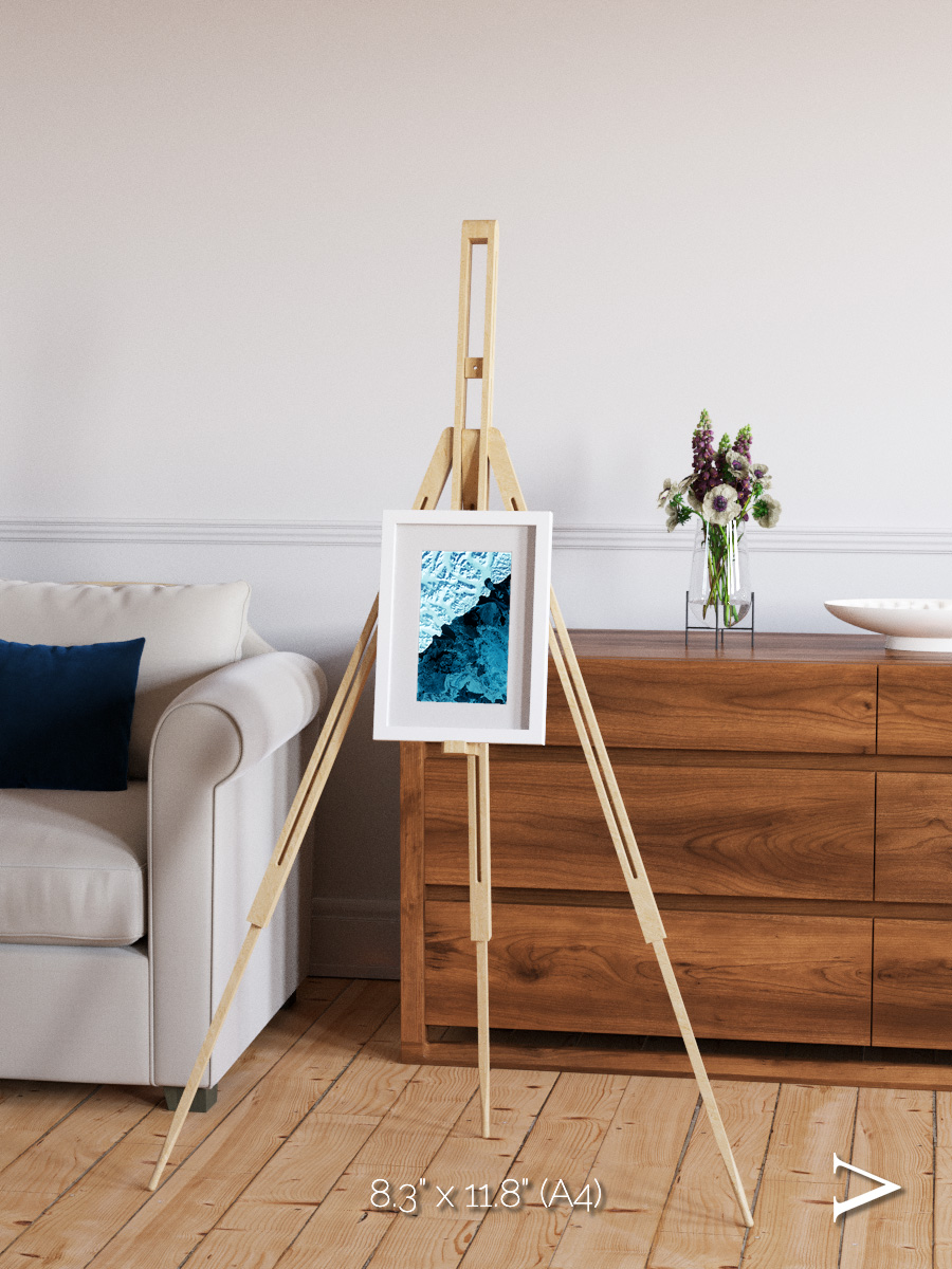 Glacial Passage, Kamchatka Peninsula Framed & Mounted Print