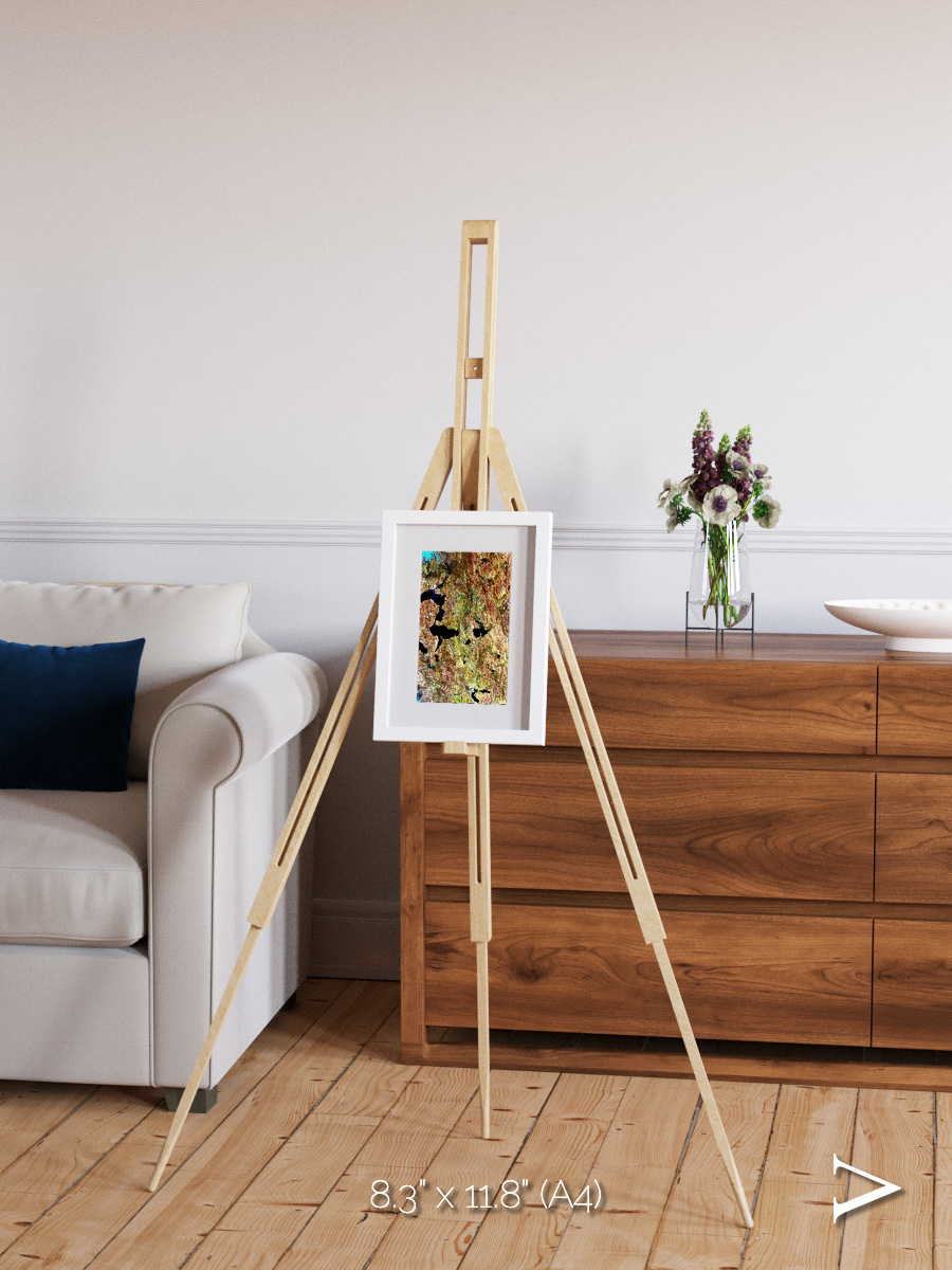Above the Earth, Tibetan Plateau Framed & Mounted Print