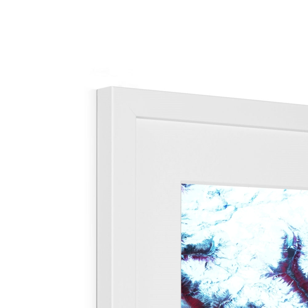 Ribbon River, Himalayas Framed & Mounted Print