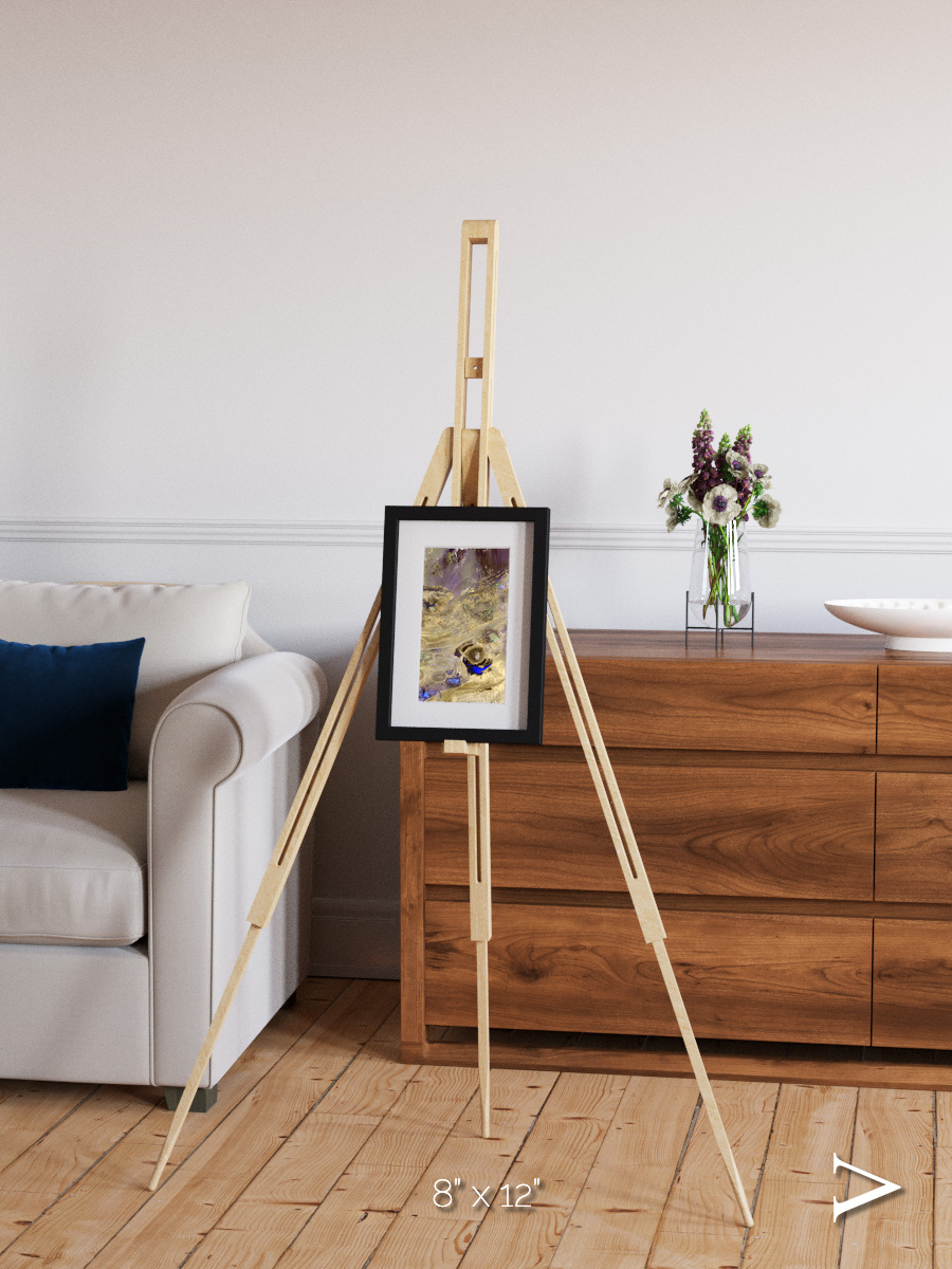 Salt Mirror, Great Salt Desert Framed & Mounted Print