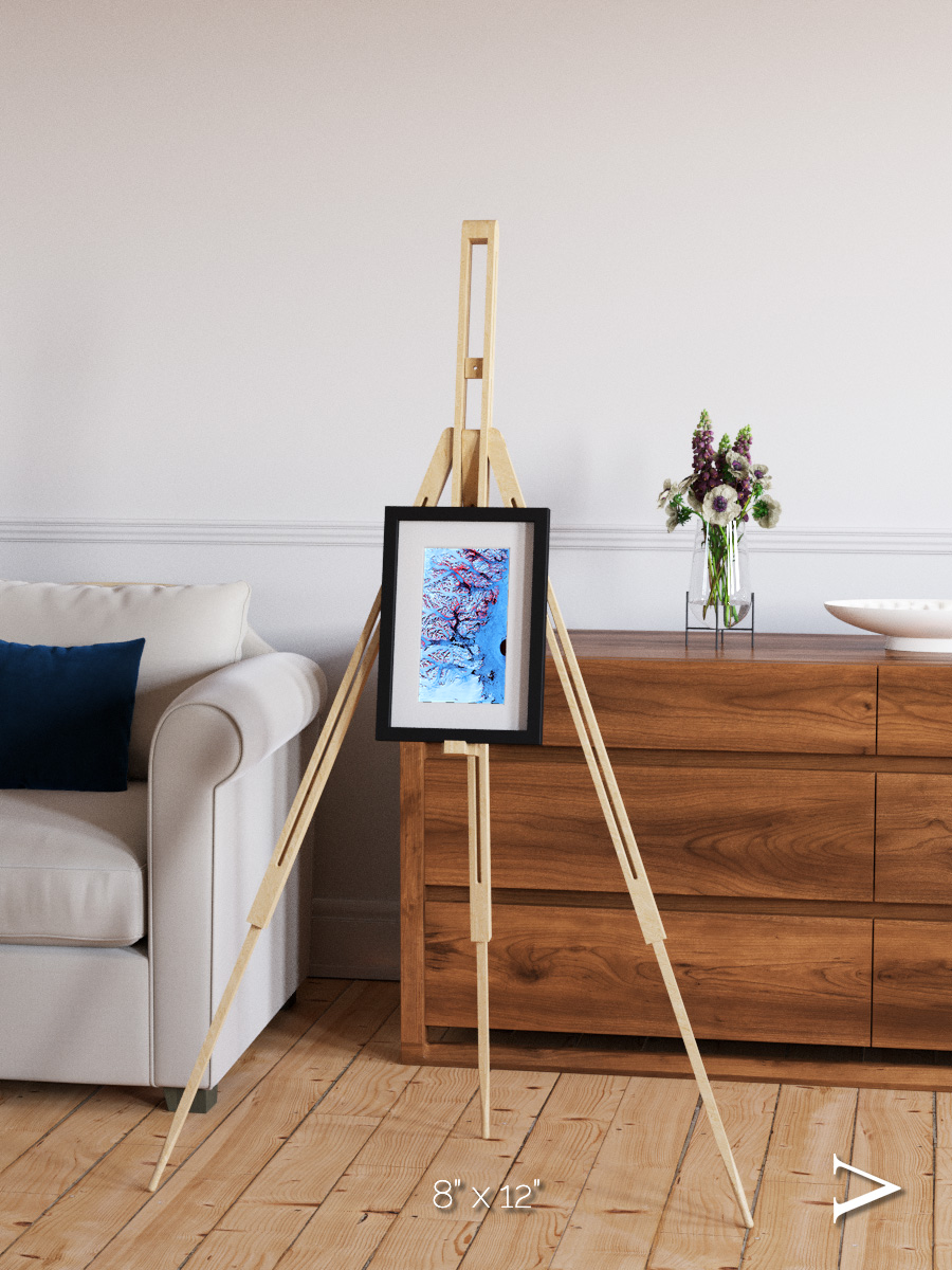 Polar Flow, Ice Waves Framed & Mounted Print
