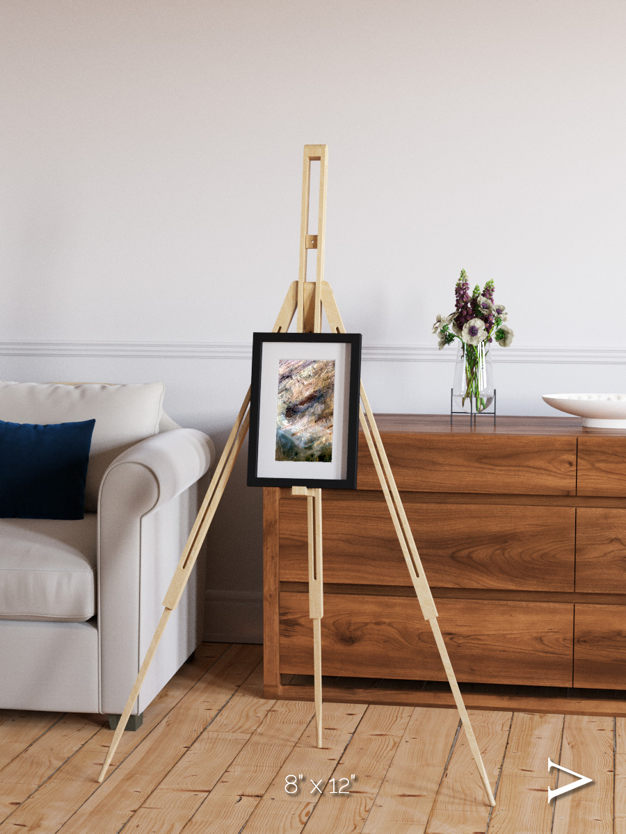 Lava Lines, Impact Framed & Mounted Print