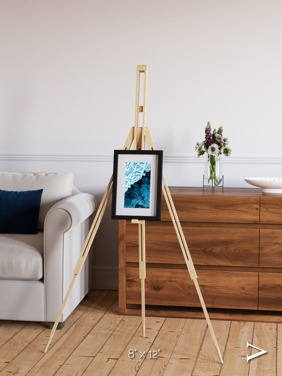 Glacial Passage, Kamchatka Peninsula Framed & Mounted Print