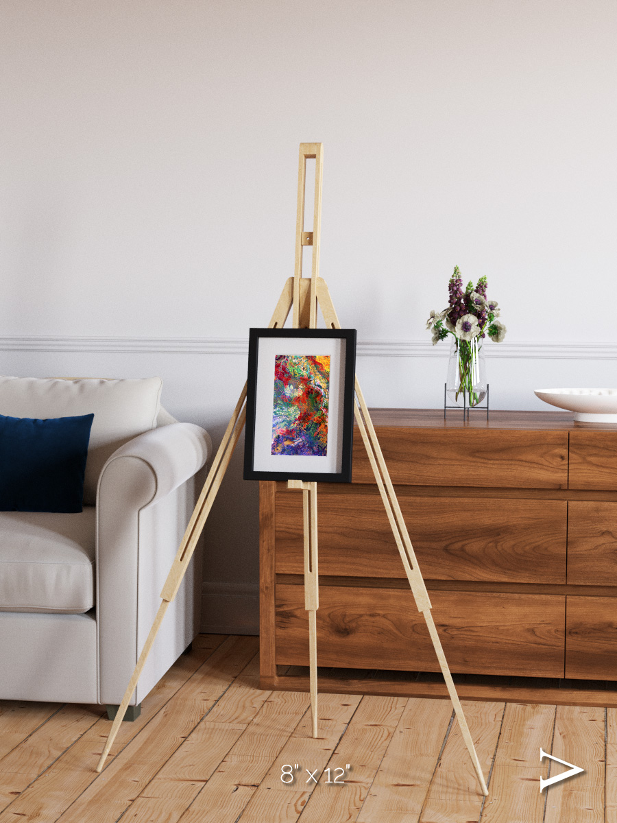 Melted Earth, Great Sandy Desert Framed & Mounted Print