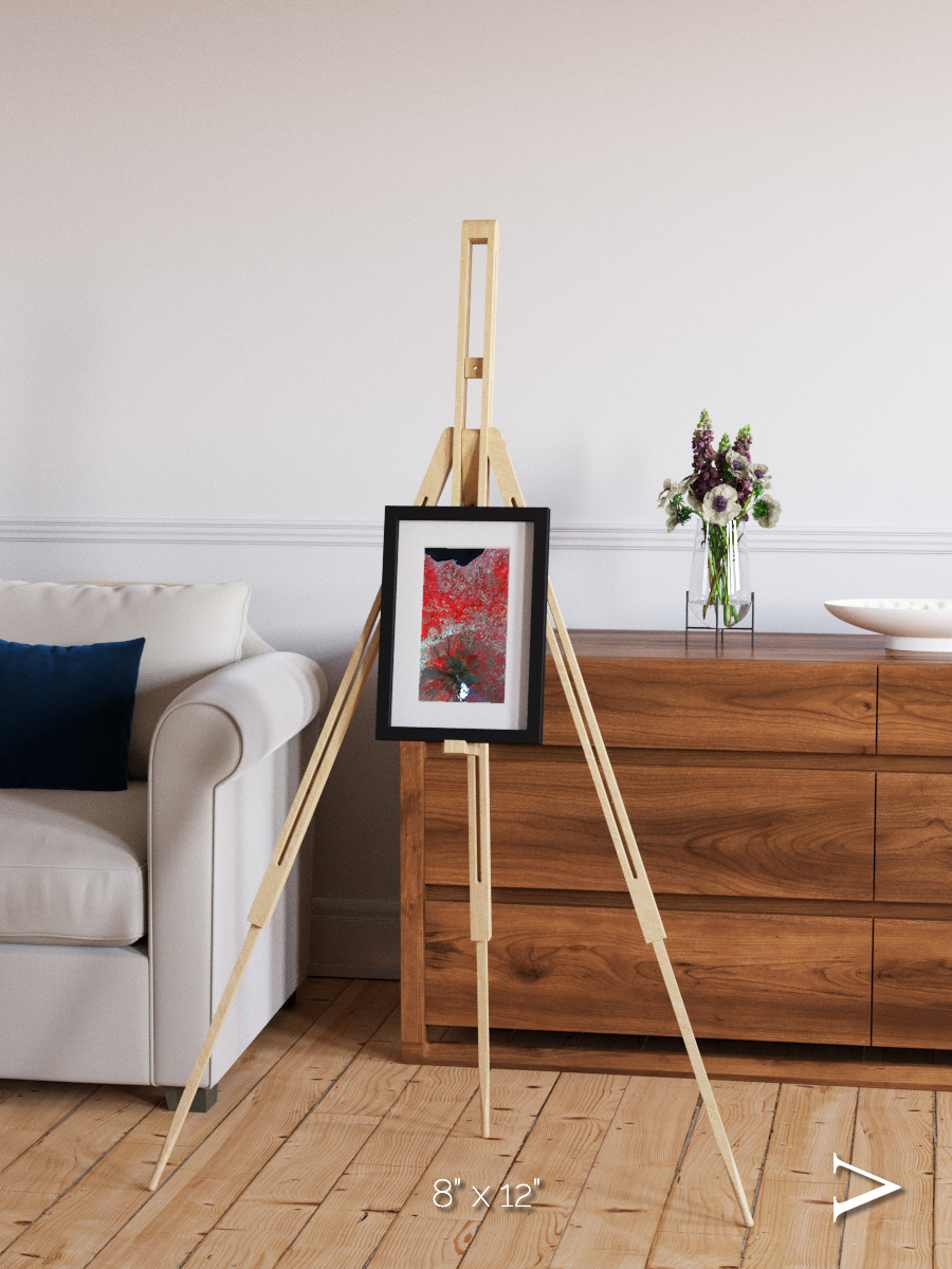 Painted Archipelago, Mt Etna Framed & Mounted Print