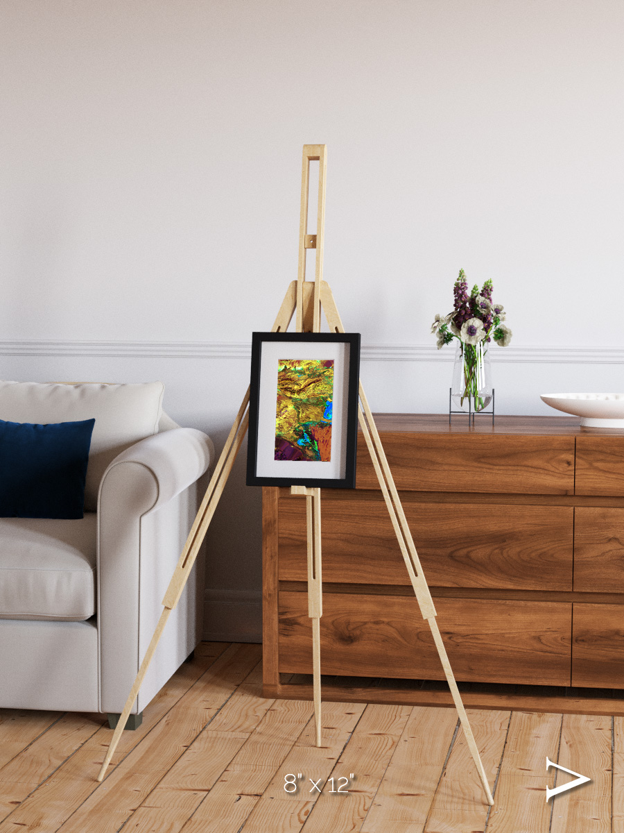 Salt and Storm, Dasht-e Kavir Framed & Mounted Print
