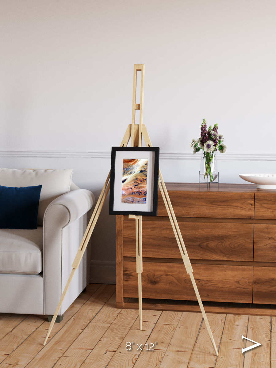 Shifting Dunes, Terkezi Oasis Framed & Mounted Print
