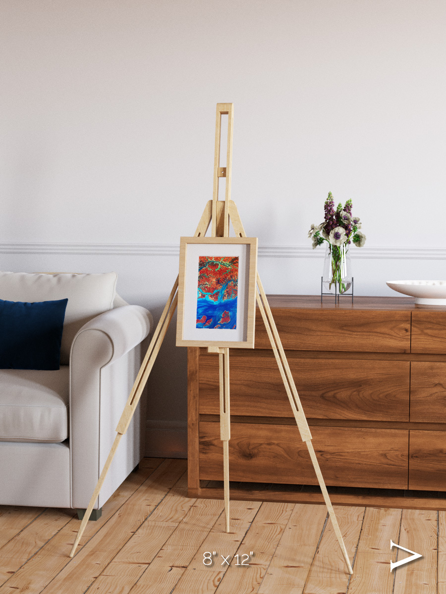 River and Plain, Guinea-Bissau Framed & Mounted Print