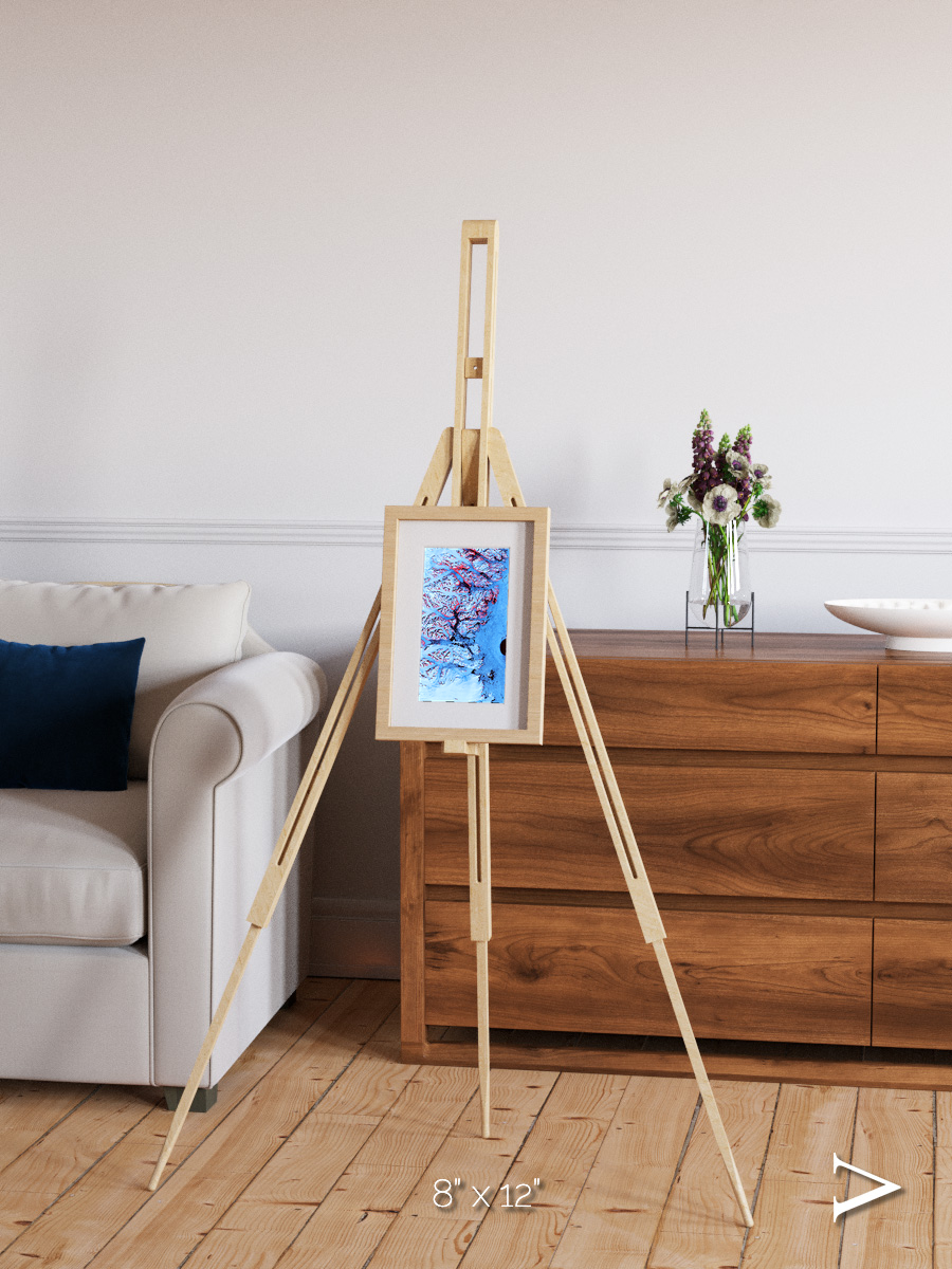 Polar Flow, Ice Waves Framed & Mounted Print