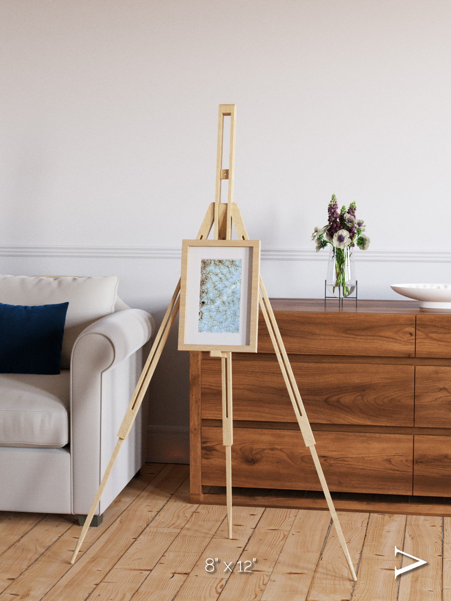 Wind Signatures, Karman Vortices Framed & Mounted Print