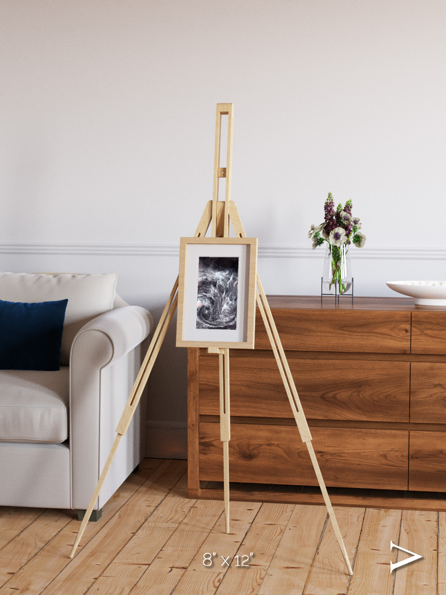 Wind Signatures, Whirlpool in the Air Framed & Mounted Print