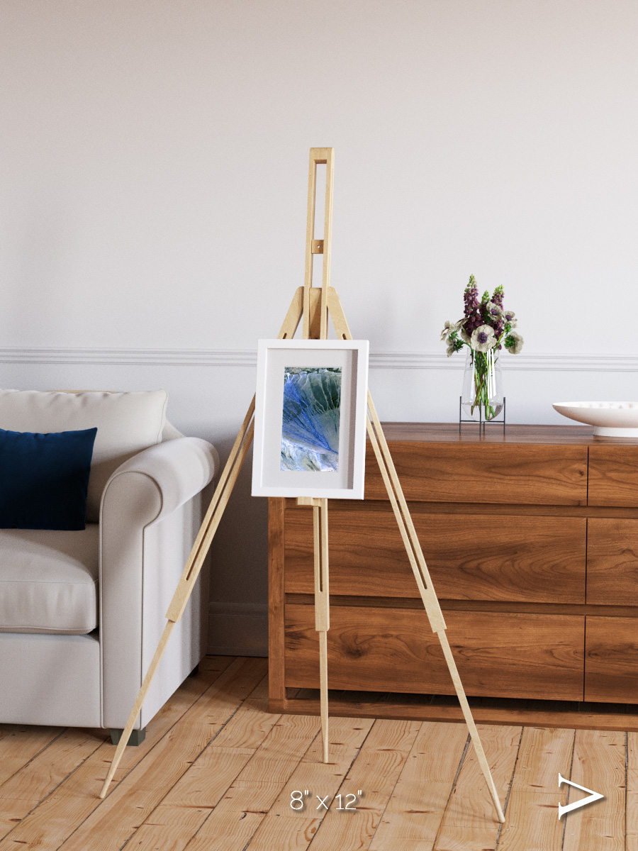 Sunlit Dunes, Alluvial Fan Framed & Mounted Print