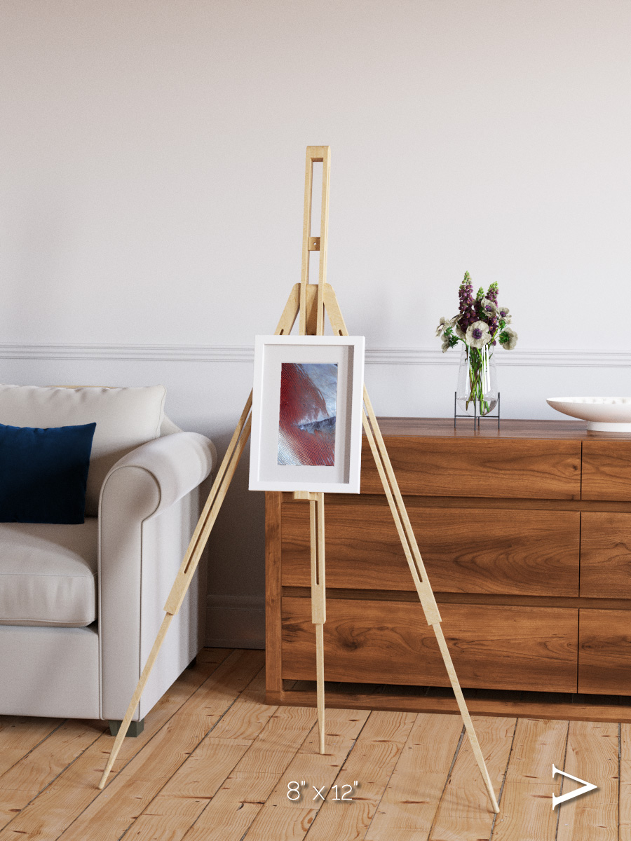 Wind Signatures, Empty Quarter Framed & Mounted Print