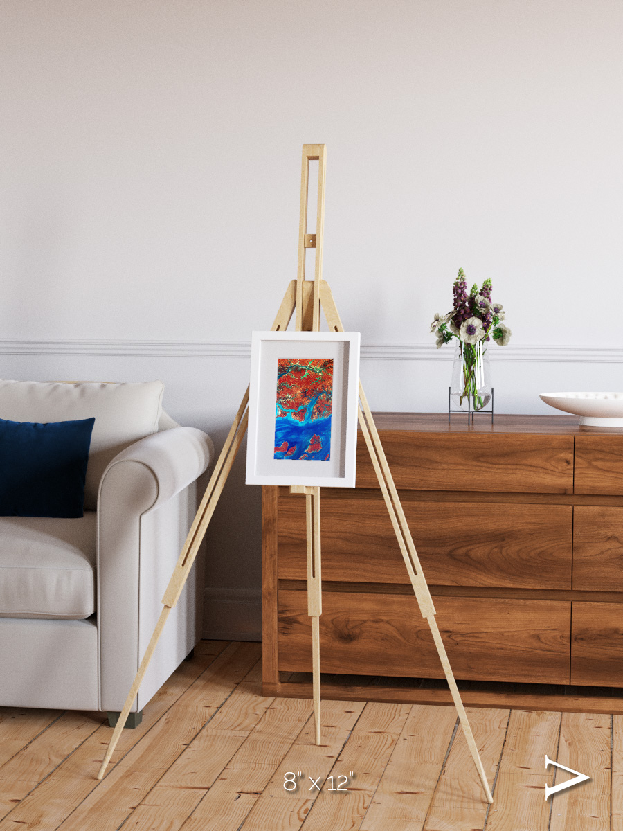 River and Plain, Guinea-Bissau Framed & Mounted Print