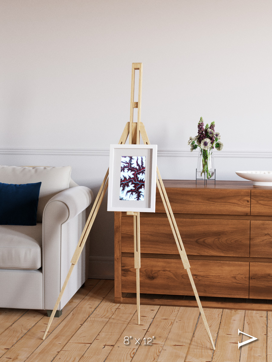 Ribbon River, Himalayas Framed & Mounted Print