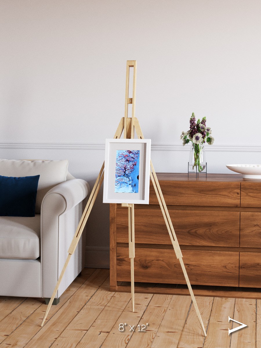 Polar Flow, Ice Waves Framed & Mounted Print