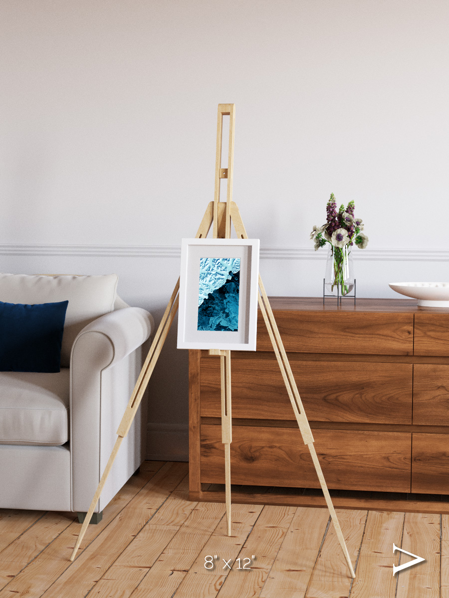 Glacial Passage, Kamchatka Peninsula Framed & Mounted Print
