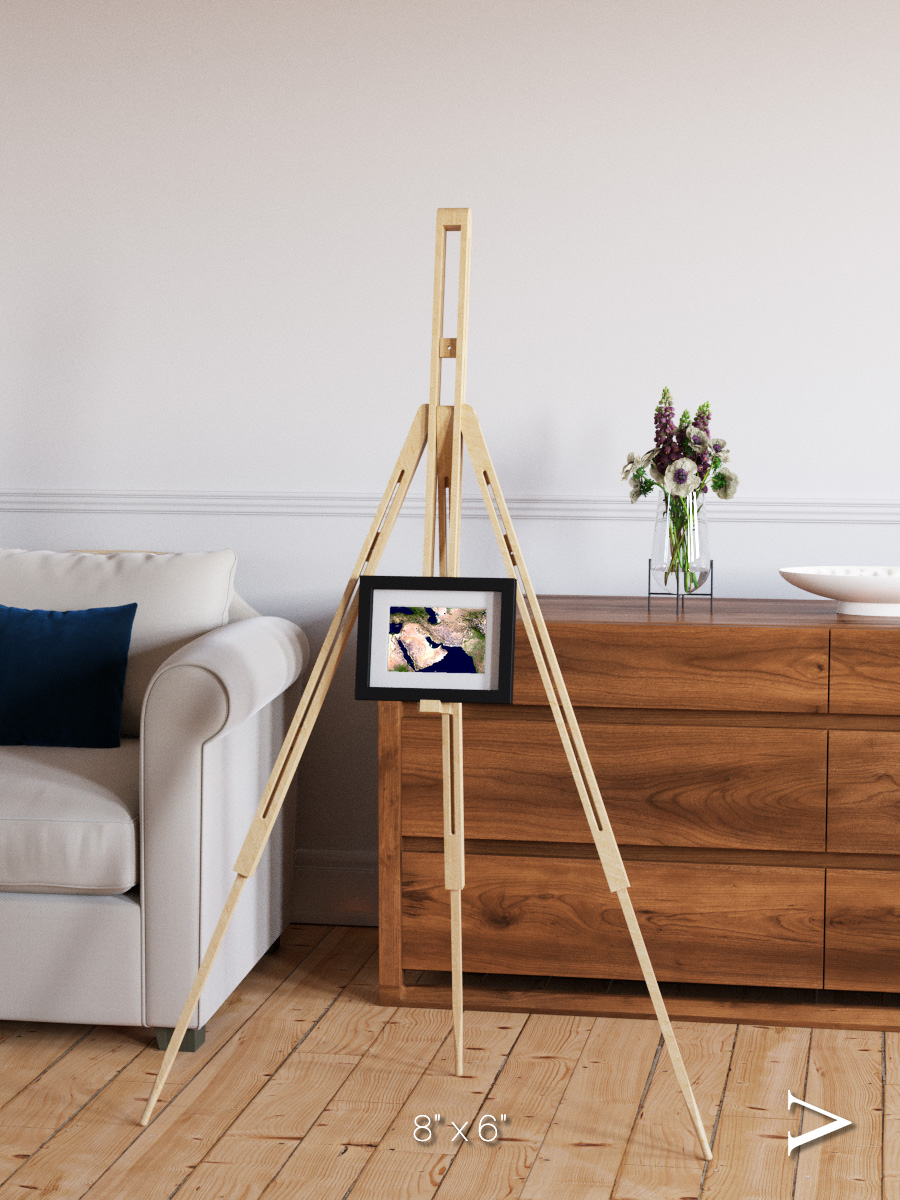 River Threads, Western Asia Framed & Mounted Print