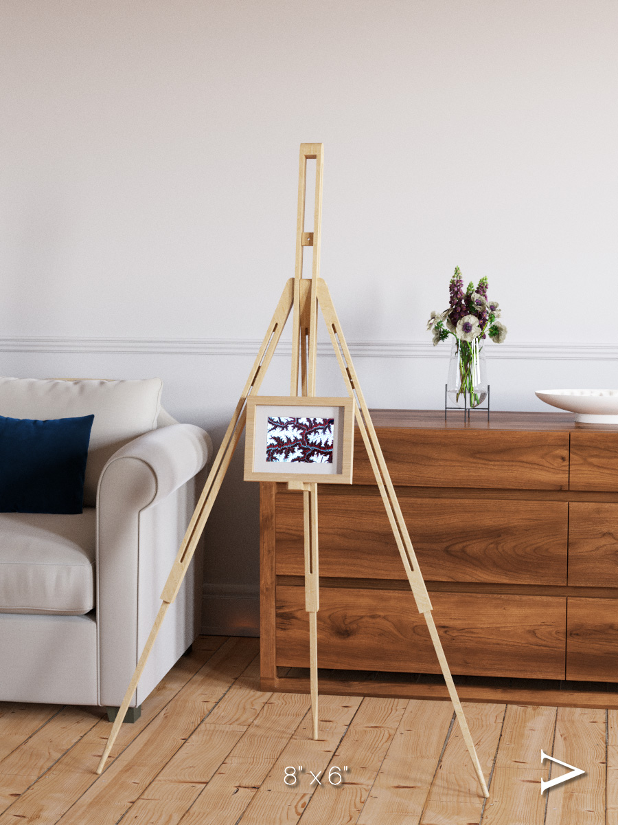 Ribbon River, Himalayas Framed & Mounted Print