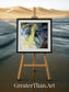 Shifting Sands, Algerian Abstract Framed & Mounted Print