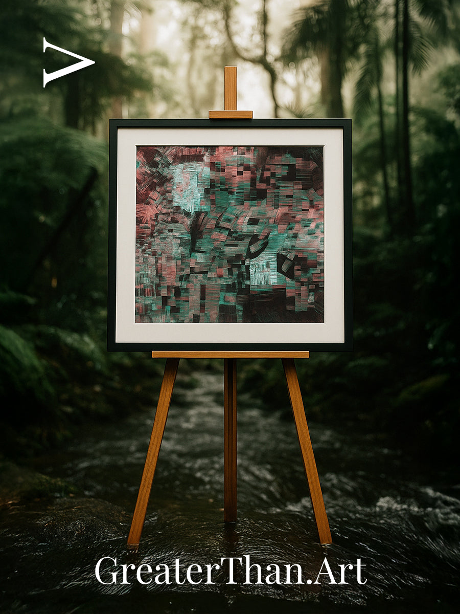 Fractured Canopy, Bolivia Framed & Mounted Print