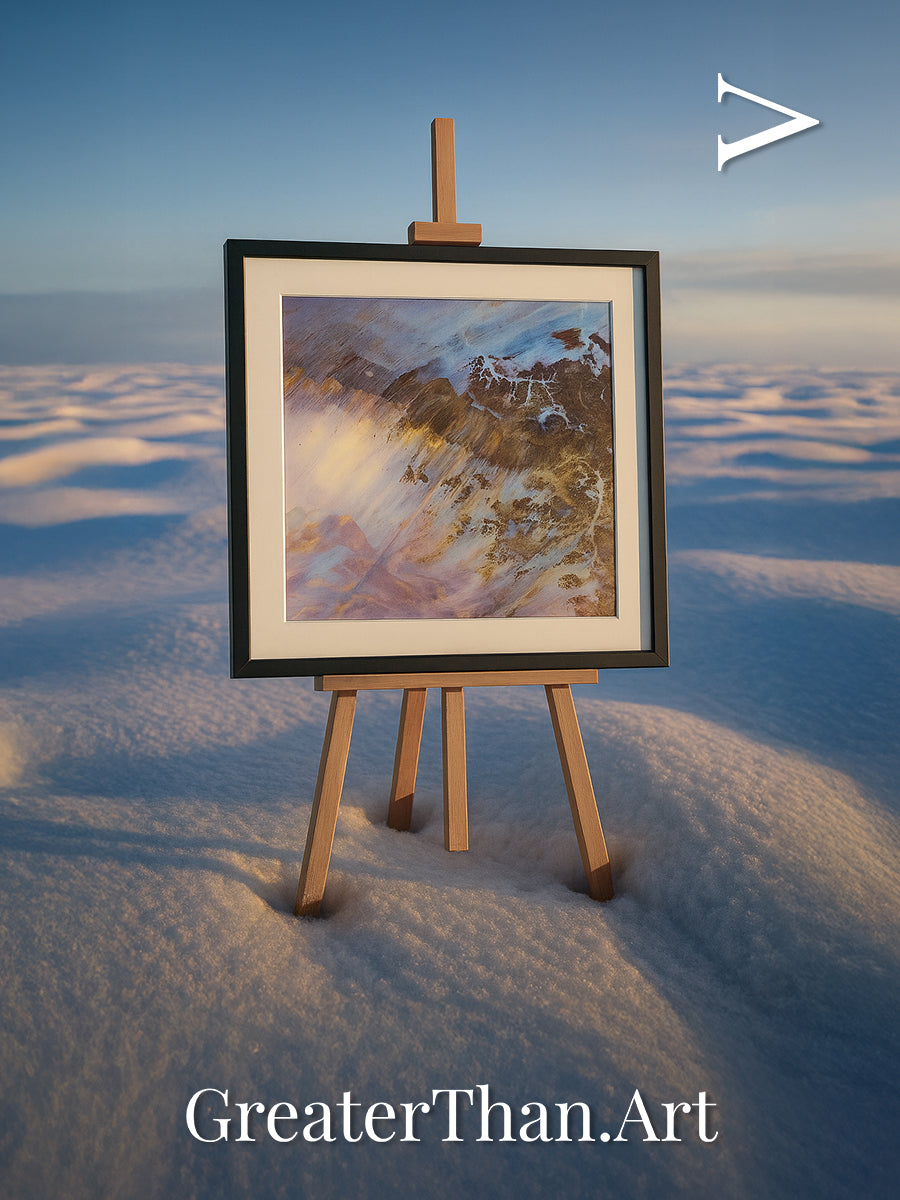 Storm and Stillness, Gweni-Fada Framed & Mounted Print