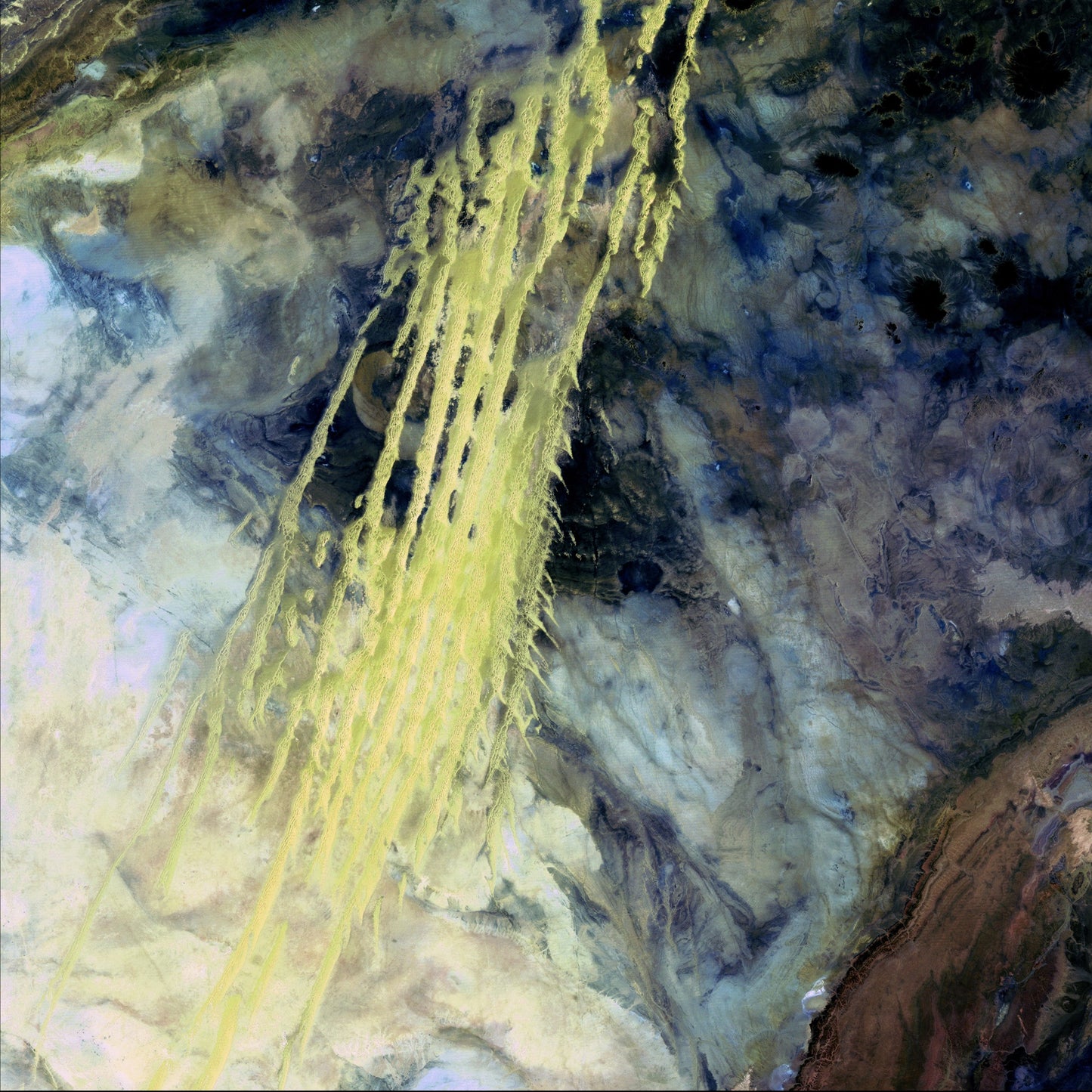 Shifting Sands, Algerian Abstract Framed & Mounted Print