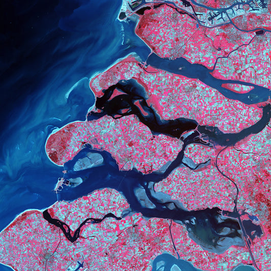Windward Isles, Delta Region Netherlands Framed & Mounted Print