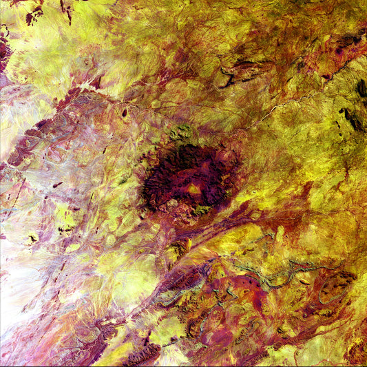Magma Plains, Erongo Massif Framed & Mounted Print