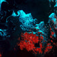 Island Sanctuary, Ghostly Grease Ice Framed & Mounted Print