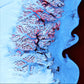 Polar Flow, Ice Waves Framed & Mounted Print