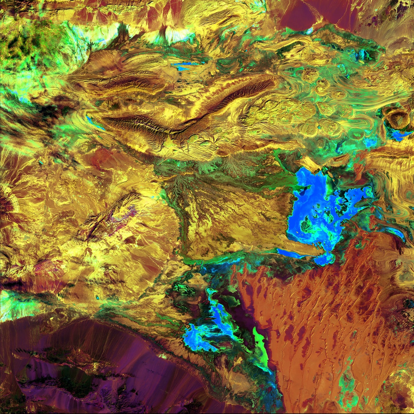 Salt and Storm, Dasht-e Kavir Framed & Mounted Print