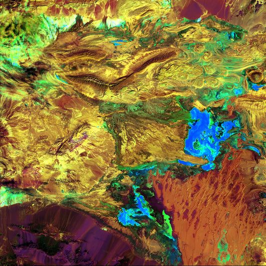 Salt and Storm, Dasht-e Kavir Framed & Mounted Print
