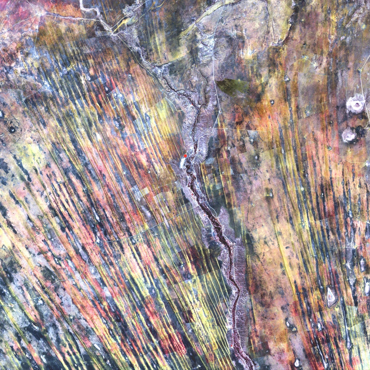 Crevasse Lines, The Optimist Framed & Mounted Print