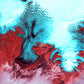 Polar Flow, Vatnajokull Glacier Ice Cap Framed & Mounted Print