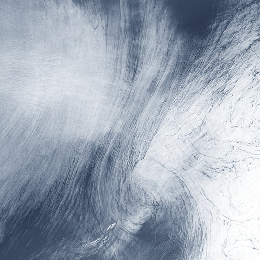 Wind Signatures, Whirlpool Cloud Framed & Mounted Print