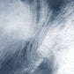 Wind Signatures, Whirlpool Cloud Framed & Mounted Print